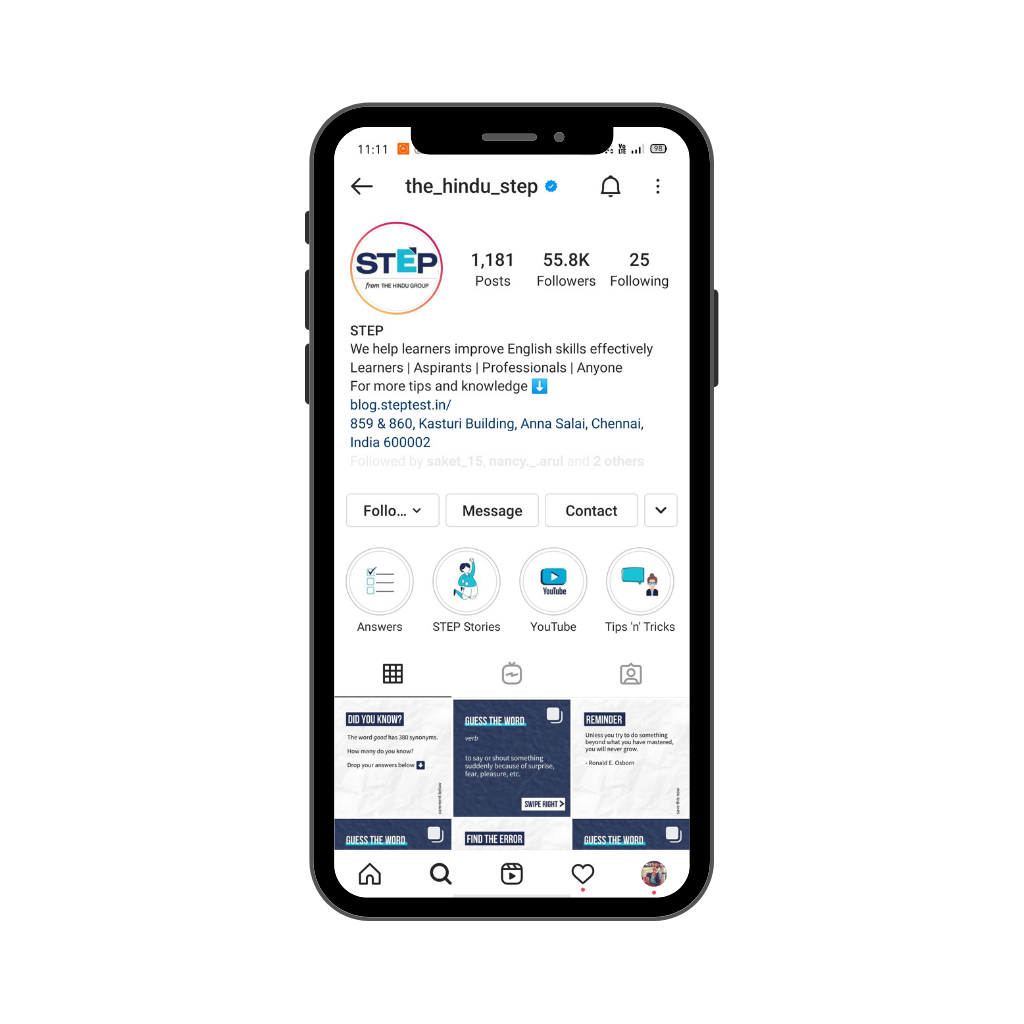 STEP Instagram