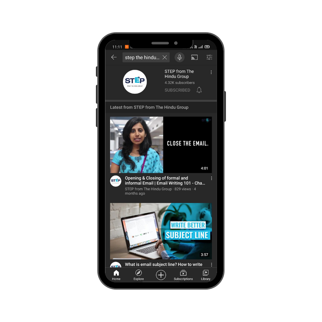 STEP YouTube Screenshot